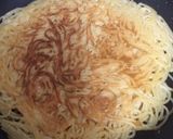 さっぱりレモンの餡掛け♡焼きパスタ♪作り方7写真