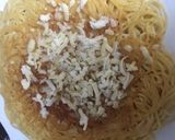 さっぱりレモンの餡掛け♡焼きパスタ♪作り方8写真