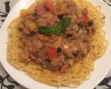 さっぱりレモンの餡掛け♡焼きパスタ♪作り方9写真