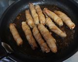 牛蒡&人参の豚肉巻、甘辛炒め煮☆作り方7写真