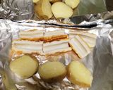 新じゃがの明太マヨチーズ焼き作り方2写真