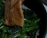 ほうれん草たっぷりで豚丼作り方28写真