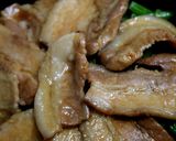 ほうれん草たっぷりで豚丼作り方32写真