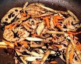 新ごぼうと根菜のひじき炒め作り方5写真