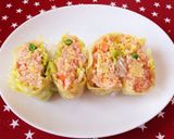春めく♪ふわふわ卵のキャベツおにぎらず作り方8写真