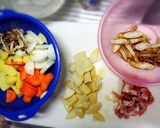 お父さんの思い出のたけのこ入りカレー作り方1写真