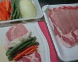 簡単カラフル肉巻き。作り方1写真