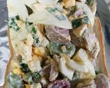 空豆とたまごと魚肉サラダ◆トースター作り方3写真