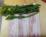 菜の花のベーコン巻作り方7写真