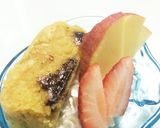 簡単！もちもちプリンケーキinチョコ作り方6写真