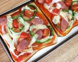 ☆簡単☆わが家の朝食ピザトースト作り方6写真
