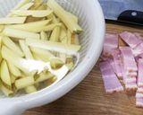 甘辛♡じゃが芋ベーコンの粒マスタード炒め作り方1写真