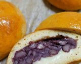 ★低糖質‼アーモンドでチーズ粒あんパン♪作り方14写真
