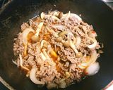 ピリ辛牛肉の汁なし担々麺作り方4写真