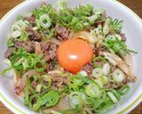 ピリ辛牛肉の汁なし担々麺作り方7写真