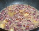 ホタルイカと水菜のピリ辛パスタ作り方4写真