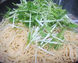 ホタルイカと水菜のピリ辛パスタ作り方5写真