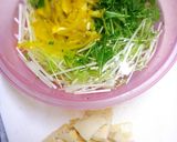 簡単！たけのこと水菜のおかかサラダ作り方1写真