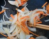 お吸い物の素で焼うどん作り方1写真