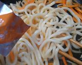お吸い物の素で焼うどん作り方2写真