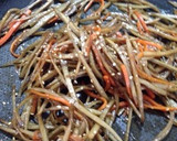 お母さんの田舎風きんぴらごぼう作り方6写真