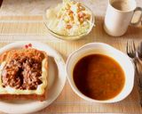 ハムカツde カレーパンだ！作り方3写真