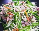 ◆水菜◇豚肉の味噌炒め◆作り方3写真