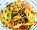 ◆水菜◇豚肉の味噌炒め◆作り方4写真