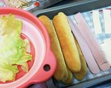 朝食に☆スナックパンでほの甘ながサンド作り方3写真