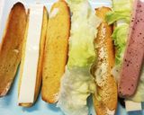 朝食に☆スナックパンでほの甘ながサンド作り方6写真