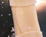 餃子の皮で四角いチーズ焼き☆作り方2写真