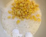 長芋とコーンで落とし焼き作り方1写真