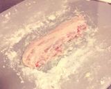 さくさく♪豚バラ肉で作るとんかつ作り方5写真