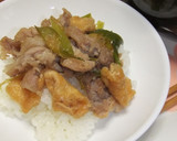 油揚げと豚肉の甘辛炒め作り方5写真