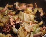 イカと木耳の炒め物作り方5写真