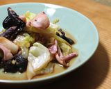 イカと木耳の炒め物作り方6写真