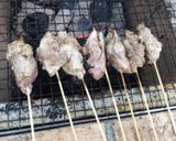 BBQで!鶏モモ肉の北京ダック風作り方3写真