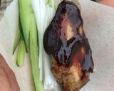 BBQで!鶏モモ肉の北京ダック風作り方4写真