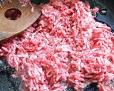 ミンチの甘辛煮作り方1写真