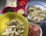 中華風♬豚肉ときのこの卯の花作り方1写真