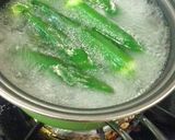 プチトマトとオクラの塩昆布合え作り方3写真