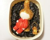 キャラ弁・セカオワのり弁もっちさん風作り方8写真