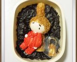 キャラ弁・セカオワのり弁もっちさん風作り方12写真