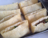 納豆おくらの揚げ包み焼き作り方5写真