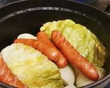 【ストウブ】キャベツの蒸し焼き作り方6写真
