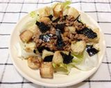 簡単☆カリカリあげ&納豆のサラダ作り方4写真