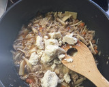 中華風♬豚肉ときのこの卯の花作り方6写真