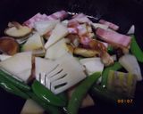 筍とスナップえんどうの中華炒め作り方5写真
