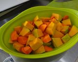 ココナッツオイル温野菜とキヌアのサラダ作り方2写真