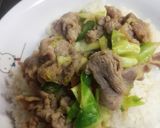 節約焼き肉丼もどき作り方7写真